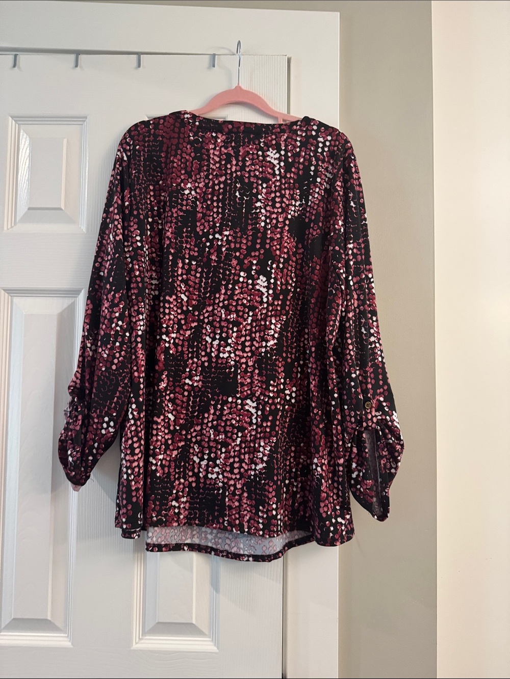 Blue Mood Floral Top in Pink & Black - Picture 4 of 5